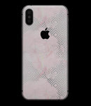 Karamfila Silver & Pink Marble V12 - iPhone XS MAX, XS/X, 8/8+, 7/7+, 5/5S/SE Skin-Kit (All iPhones Available)