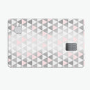 Karamfila Silver & Pink Marble V13 - Premium Protective Decal Skin-Kit for the Apple Credit Card