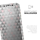 Karamfila Silver & Pink Marble V13  - Protective Skin Wrap & Decal – Compatible with iPhone SE to iPhone 17 Pro Max (All Models)