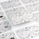 Karamfila Silver & Pink Marble V14 - Premium Protective Decal Skin-Kit for the Apple Credit Card