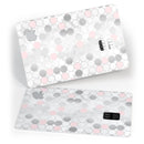 Karamfila Silver & Pink Marble V14 - Premium Protective Decal Skin-Kit for the Apple Credit Card