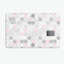Karamfila Silver & Pink Marble V14 - Premium Protective Decal Skin-Kit for the Apple Credit Card
