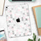 Karamfila Silver & Pink Marble V14 - Full Body Skin Decal for the Apple iPad Pro 12.9", 11", 10.5", 9.7", Air or Mini (All Models Available)