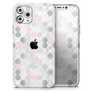 Karamfila Silver & Pink Marble V14 - Vinyl Skin Wrap for iPhone 17 Pro Max, 17 Pro, 17 Air, 17, 16 & All Models — Soft Matte or Ultra Gloss