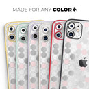 Karamfila Silver & Pink Marble V14 - Vinyl Skin Wrap for iPhone 17 Pro Max, 17 Pro, 17 Air, 17, 16 & All Models — Soft Matte or Ultra Gloss