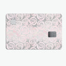 Karamfila Silver & Pink Marble V15 - Premium Protective Decal Skin-Kit for the Apple Credit Card