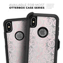 Karamfila Silver & Pink Marble V15 - Skin Kit for the iPhone OtterBox Cases