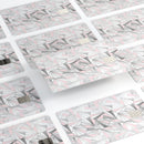 Karamfila Silver & Pink Marble V1 - Premium Protective Decal Skin-Kit for the Apple Credit Card