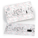 Karamfila Silver & Pink Marble V1 - Premium Protective Decal Skin-Kit for the Apple Credit Card