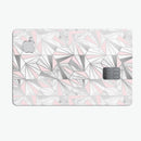 Karamfila Silver & Pink Marble V1 - Premium Protective Decal Skin-Kit for the Apple Credit Card