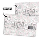 Karamfila Silver & Pink Marble V1 - Premium Protective Decal Skin-Kit for the Apple Credit Card