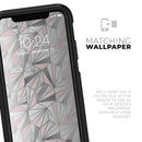 Karamfila Silver & Pink Marble V1 - Skin Kit for the iPhone OtterBox Cases