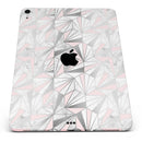 Karamfila Silver & Pink Marble V1 - Full Body Skin Decal for the Apple iPad Pro 12.9", 11", 10.5", 9.7", Air or Mini (All Models Available)