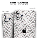 Karamfila Silver & Pink Marble V2 - Vinyl Skin Wrap for iPhone 17 Pro Max, 17 Pro, 17 Air, 17, 16 & All Models — Soft Matte or Ultra Gloss