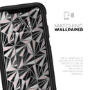 Karamfila Silver & Pink Marble V4 - Skin Kit for the iPhone OtterBox Cases