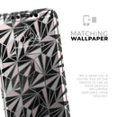 Karamfila Silver & Pink Marble V4 - Vinyl Skin Wrap for iPhone 17 Pro Max, 17 Pro, 17 Air, 17, 16 & All Models — Soft Matte or Ultra Gloss