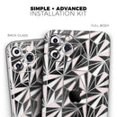 Karamfila Silver & Pink Marble V4 - Vinyl Skin Wrap for iPhone 17 Pro Max, 17 Pro, 17 Air, 17, 16 & All Models — Soft Matte or Ultra Gloss