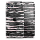 Karamfila Silver & Pink Marble V5 - Vinyl Skin Wrap for iPhone 17 Pro Max, 17 Pro, 17 Air, 17, 16 & All Models — Soft Matte or Ultra Gloss