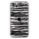 Karamfila Silver & Pink Marble V5 - Vinyl Skin Wrap for iPhone 17 Pro Max, 17 Pro, 17 Air, 17, 16 & All Models — Soft Matte or Ultra Gloss