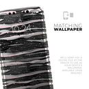 Karamfila Silver & Pink Marble V5 - Vinyl Skin Wrap for iPhone 17 Pro Max, 17 Pro, 17 Air, 17, 16 & All Models — Soft Matte or Ultra Gloss