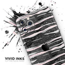 Karamfila Silver & Pink Marble V5 - Vinyl Skin Wrap for iPhone 17 Pro Max, 17 Pro, 17 Air, 17, 16 & All Models — Soft Matte or Ultra Gloss
