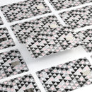 Karamfila Silver & Pink Marble V6 - Premium Protective Decal Skin-Kit for the Apple Credit Card