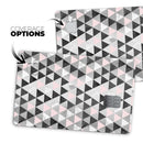 Karamfila Silver & Pink Marble V6 - Premium Protective Decal Skin-Kit for the Apple Credit Card