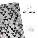 Karamfila Silver & Pink Marble V6 - Full Body Skin Decal for the Apple iPad Pro 12.9", 11", 10.5", 9.7", Air or Mini (All Models Available)
