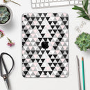 Karamfila Silver & Pink Marble V6 - Full Body Skin Decal for the Apple iPad Pro 12.9", 11", 10.5", 9.7", Air or Mini (All Models Available)