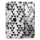 Karamfila Silver & Pink Marble V6  - Protective Skin Wrap & Decal – Compatible with iPhone SE to iPhone 17 Pro Max (All Models)