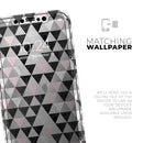 Karamfila Silver & Pink Marble V6  - Protective Skin Wrap & Decal – Compatible with iPhone SE to iPhone 17 Pro Max (All Models)