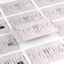 Karamfila Silver & Pink Marble V7 - Premium Protective Decal Skin-Kit for the Apple Credit Card