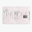 Karamfila Silver & Pink Marble V7 - Premium Protective Decal Skin-Kit for the Apple Credit Card