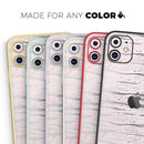 Karamfila Silver & Pink Marble V7  - Protective Skin Wrap & Decal – Compatible with iPhone SE to iPhone 17 Pro Max (All Models)