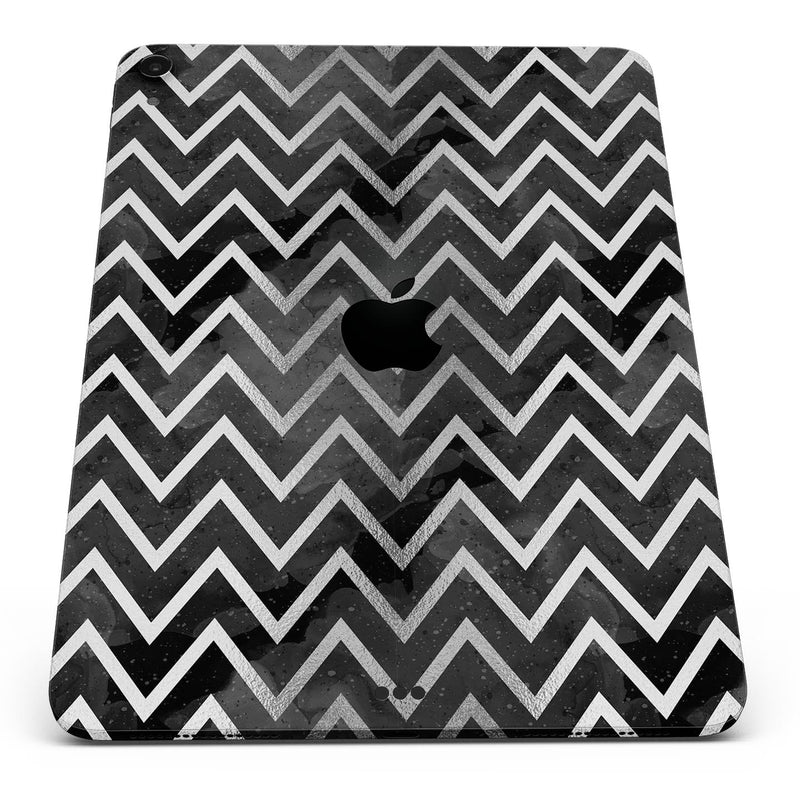 Karamfila Silver & Pink Marble V8 - Full Body Skin Decal for the Apple iPad Pro 12.9", 11", 10.5", 9.7", Air or Mini (All Models Available)