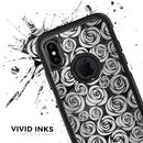 Karamfila Silver & Pink Marble V9 - Skin Kit for the iPhone OtterBox Cases