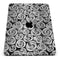 Karamfila Silver & Pink Marble V9 - Full Body Skin Decal for the Apple iPad Pro 12.9", 11", 10.5", 9.7", Air or Mini (All Models Available)