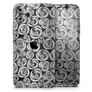 Karamfila Silver & Pink Marble V9  - Protective Skin Wrap & Decal – Compatible with iPhone SE to iPhone 17 Pro Max (All Models)