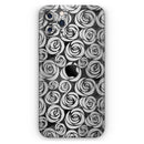 Karamfila Silver & Pink Marble V9  - Protective Skin Wrap & Decal – Compatible with iPhone SE to iPhone 17 Pro Max (All Models)