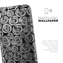 Karamfila Silver & Pink Marble V9  - Protective Skin Wrap & Decal – Compatible with iPhone SE to iPhone 17 Pro Max (All Models)