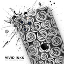 Karamfila Silver & Pink Marble V9  - Protective Skin Wrap & Decal – Compatible with iPhone SE to iPhone 17 Pro Max (All Models)