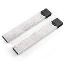 Karamfila Silver & Pink Marble V10 - Premium Decal Protective Skin-Wrap Sticker compatible with the Juul Labs vaping device