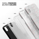 Karamfila Silver & Pink Marble V10 - iPhone X Swappable Hybrid Case