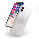 Karamfila Silver & Pink Marble V10 - iPhone X Swappable Hybrid Case