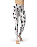 Karamfila Silver & Pink Marble V11 - All Over Print Womens Leggings / Yoga or Workout Pants