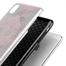 Karamfila Silver & Pink Marble V12 - iPhone X Swappable Hybrid Case