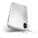 Karamfila Silver & Pink Marble V13 - iPhone X Swappable Hybrid Case