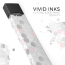 Karamfila Silver & Pink Marble V14 - Premium Decal Protective Skin-Wrap Sticker compatible with the Juul Labs vaping device
