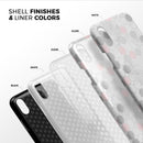 Karamfila Silver & Pink Marble V14 - iPhone X Swappable Hybrid Case