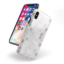 Karamfila Silver & Pink Marble V14 - iPhone X Swappable Hybrid Case